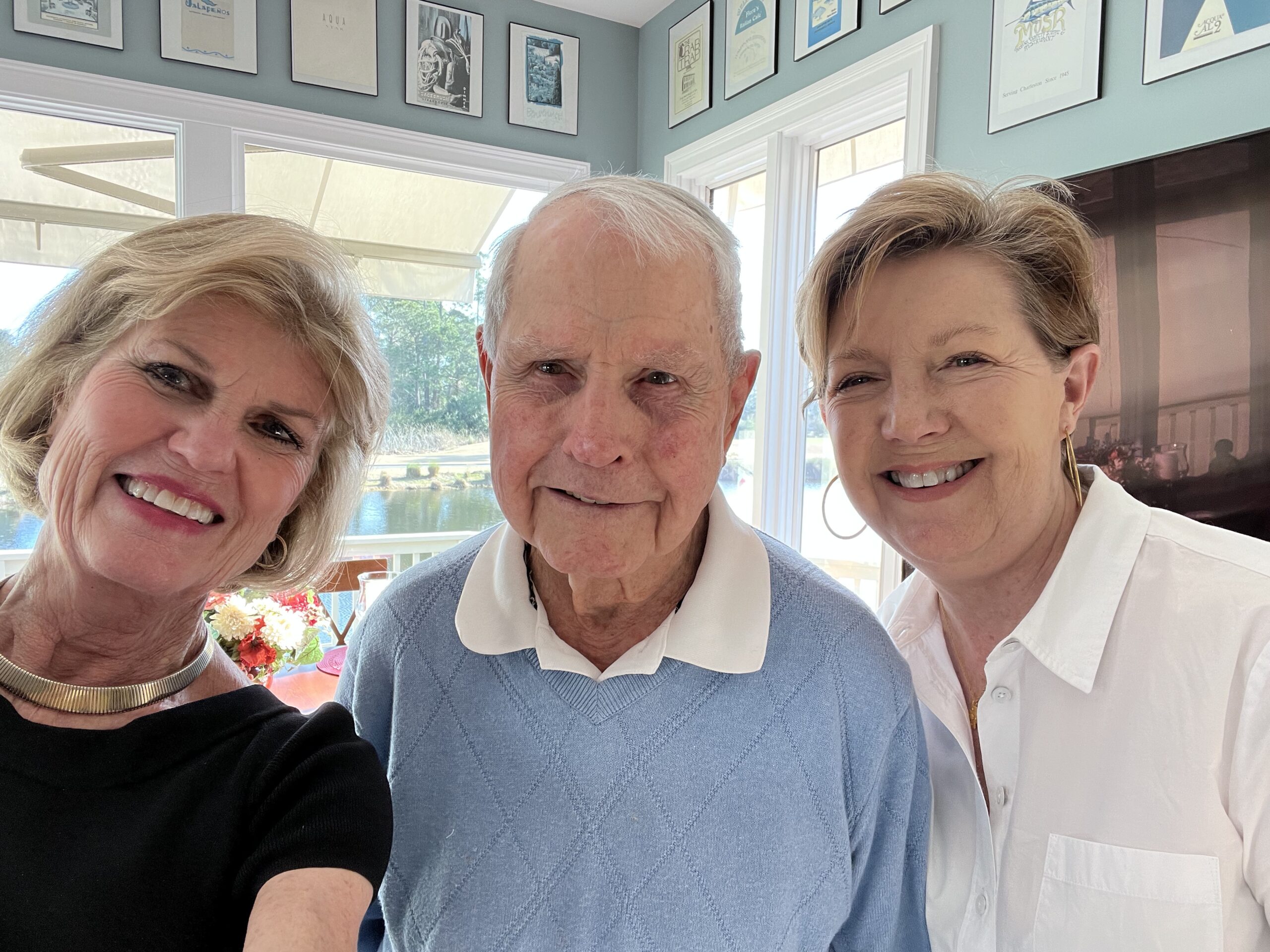 Robyn Zimmerman, General Brown, and Mary Lee Carns