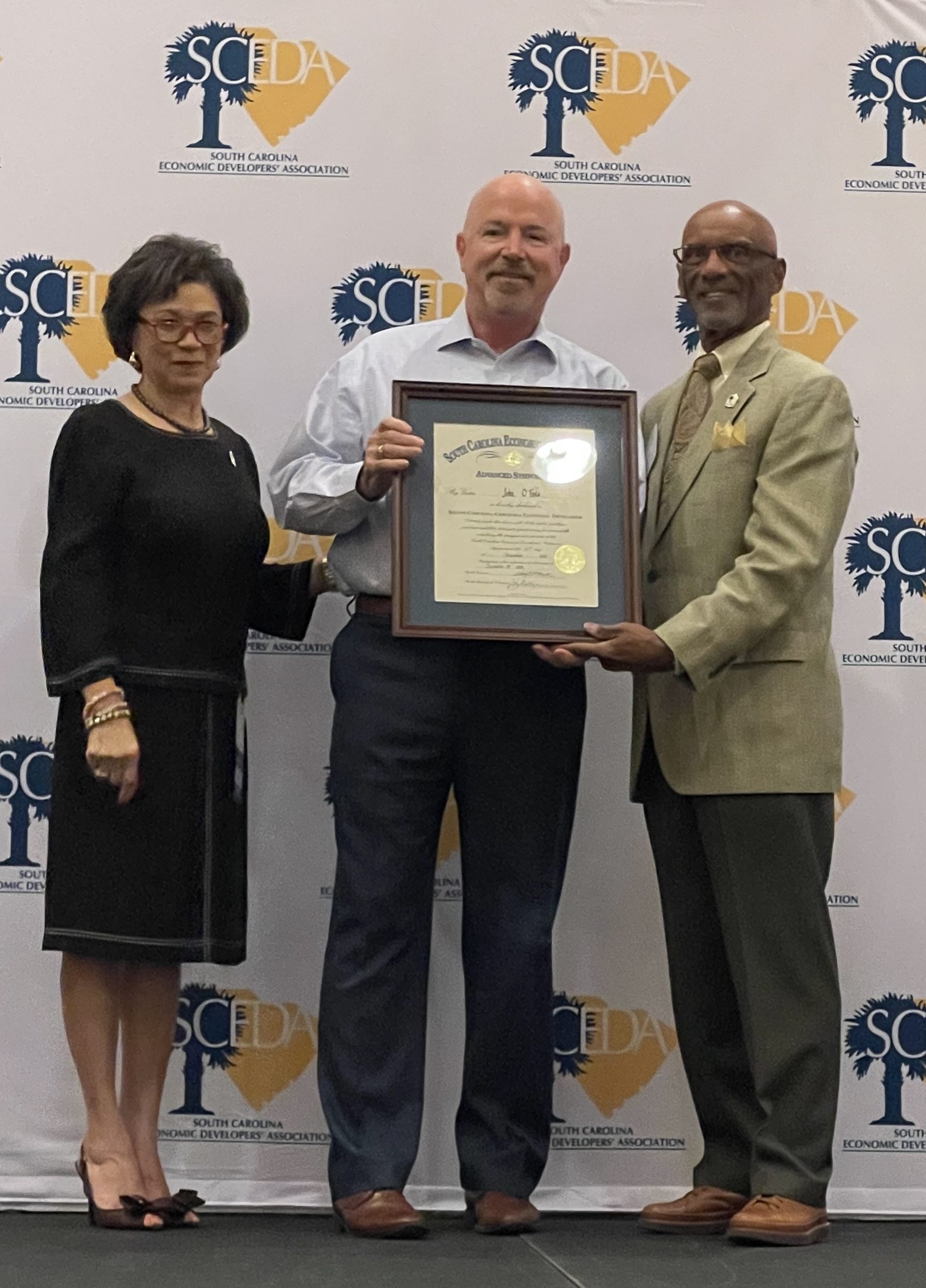 John O'Toole SCCED (1) John O'Toole, BCEDC_Maceo Nance, SCCED_Andrena Powell Baker, SCCED,
